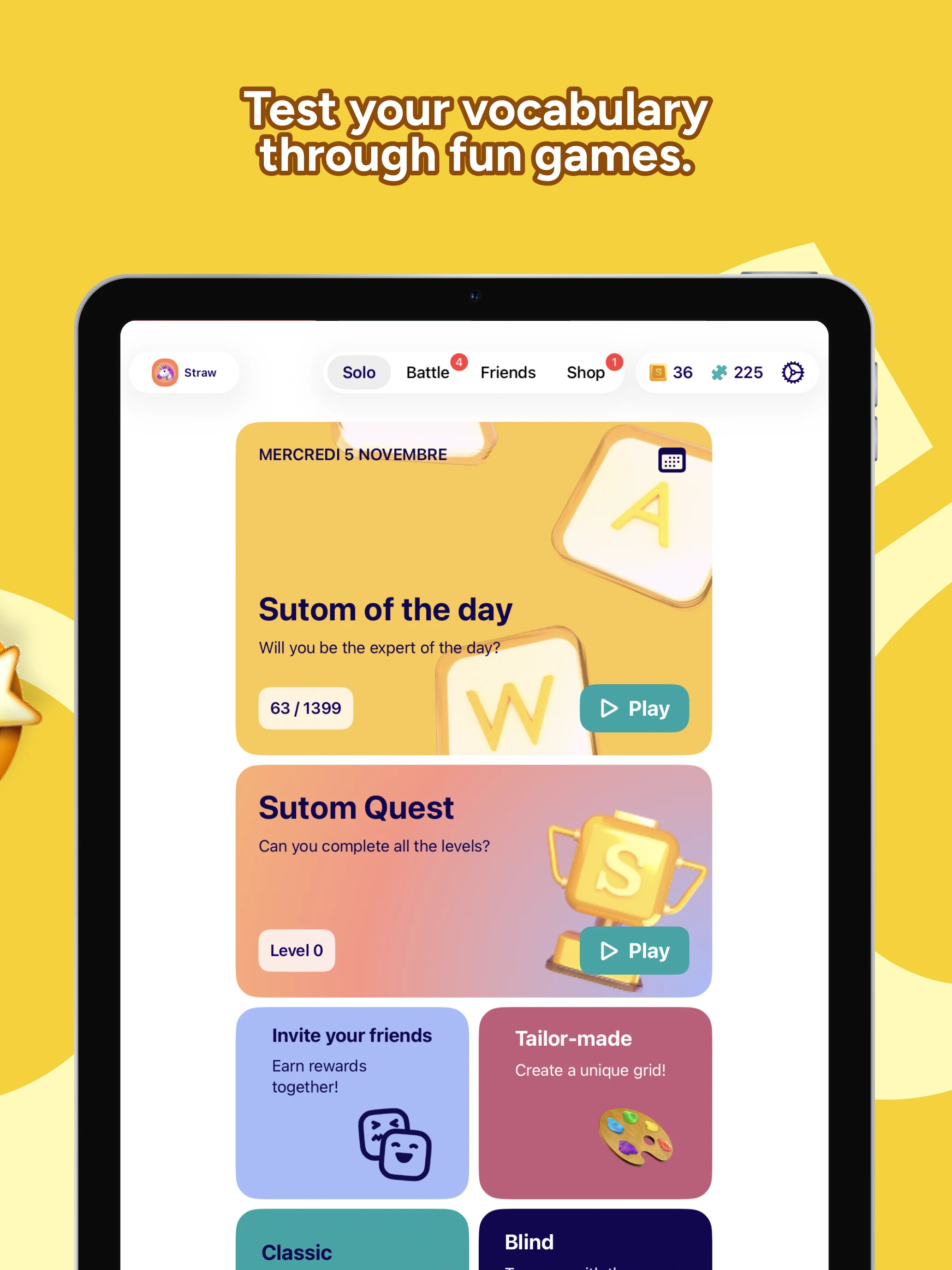 Sutom - Word Games & Puzzles screenshot