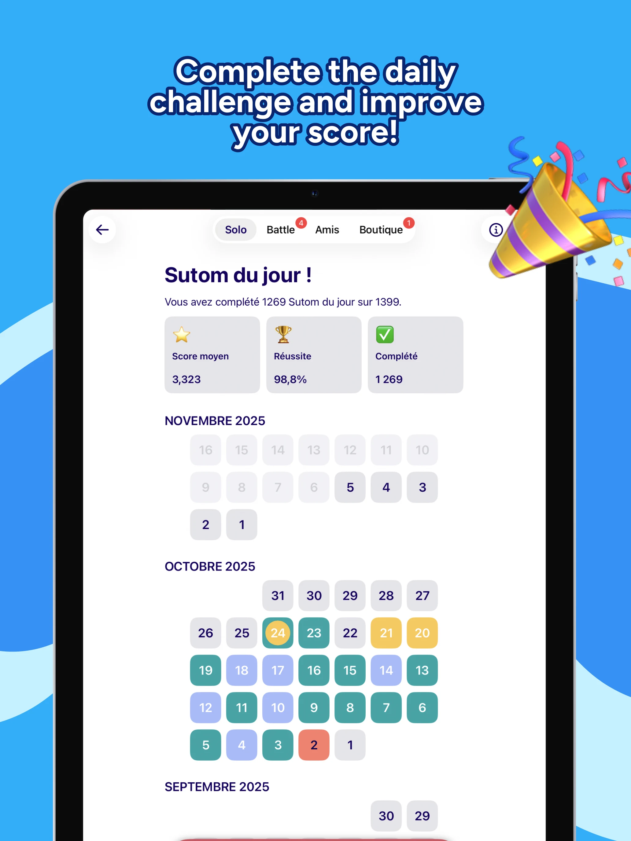 Sutom - Word Games & Puzzles screenshot